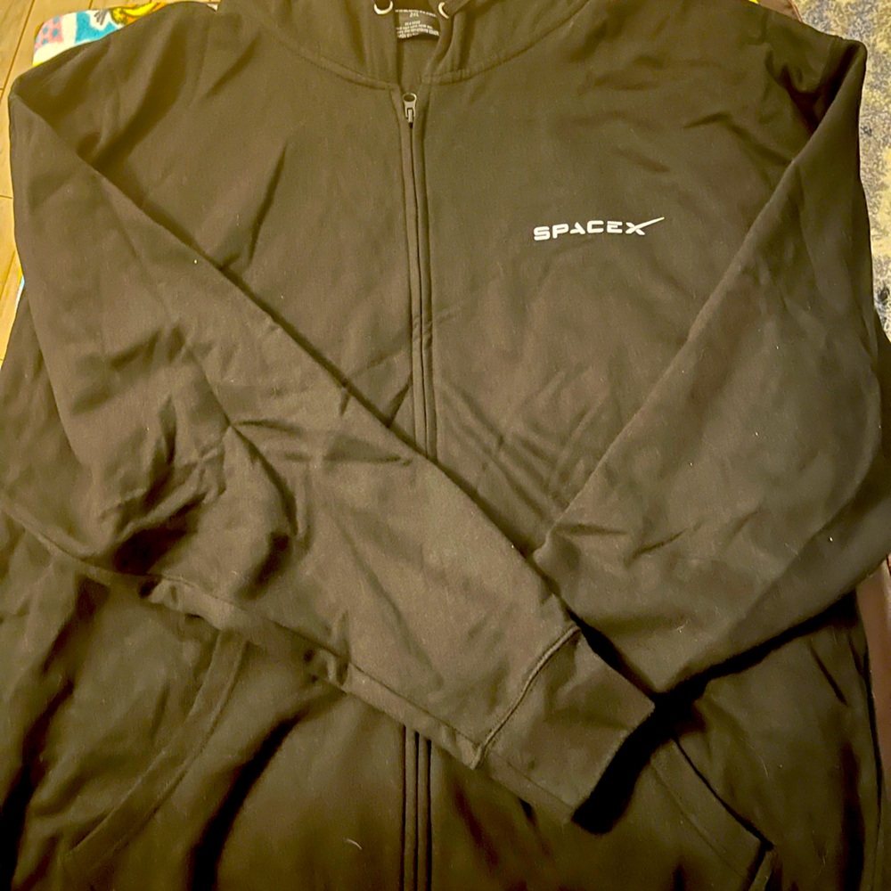 New SpaceX zip up sweater / never worn / 2XL